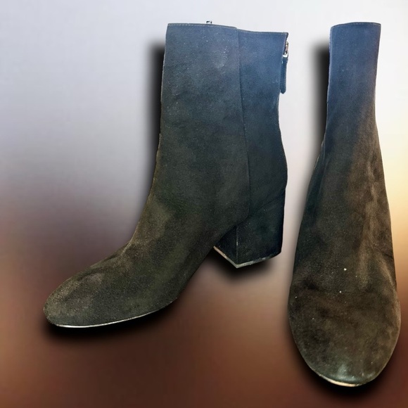 J. Crew Black Suede 'Sadie' Ankle Boots Size 9.5 ASO Duchess Meghan Markle - Picture 6 of 16